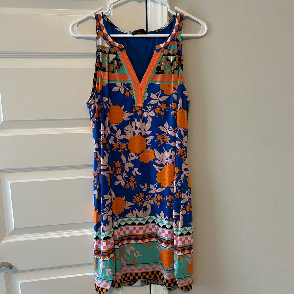 Hale Bob multi color maternity shift dress